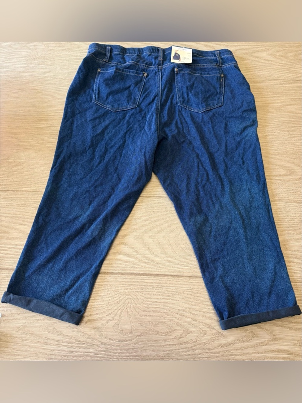 Terra & Sky Dark Blue Women’s Ankle Jeans - Cropped Fit - Picture 4 of 4